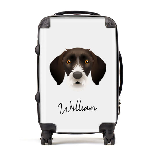 German Wirehaired Pointer Personalised Suitcase
