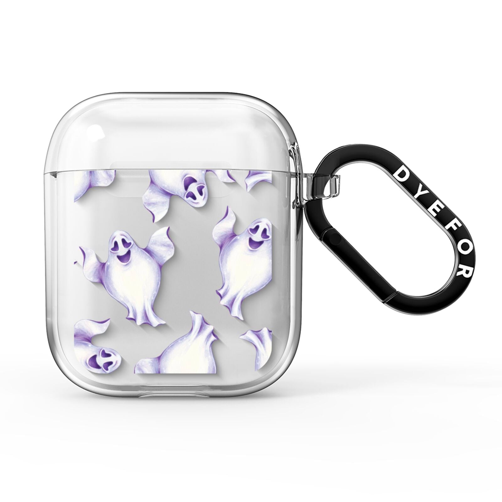 Ghost Halloween AirPods Clear Case