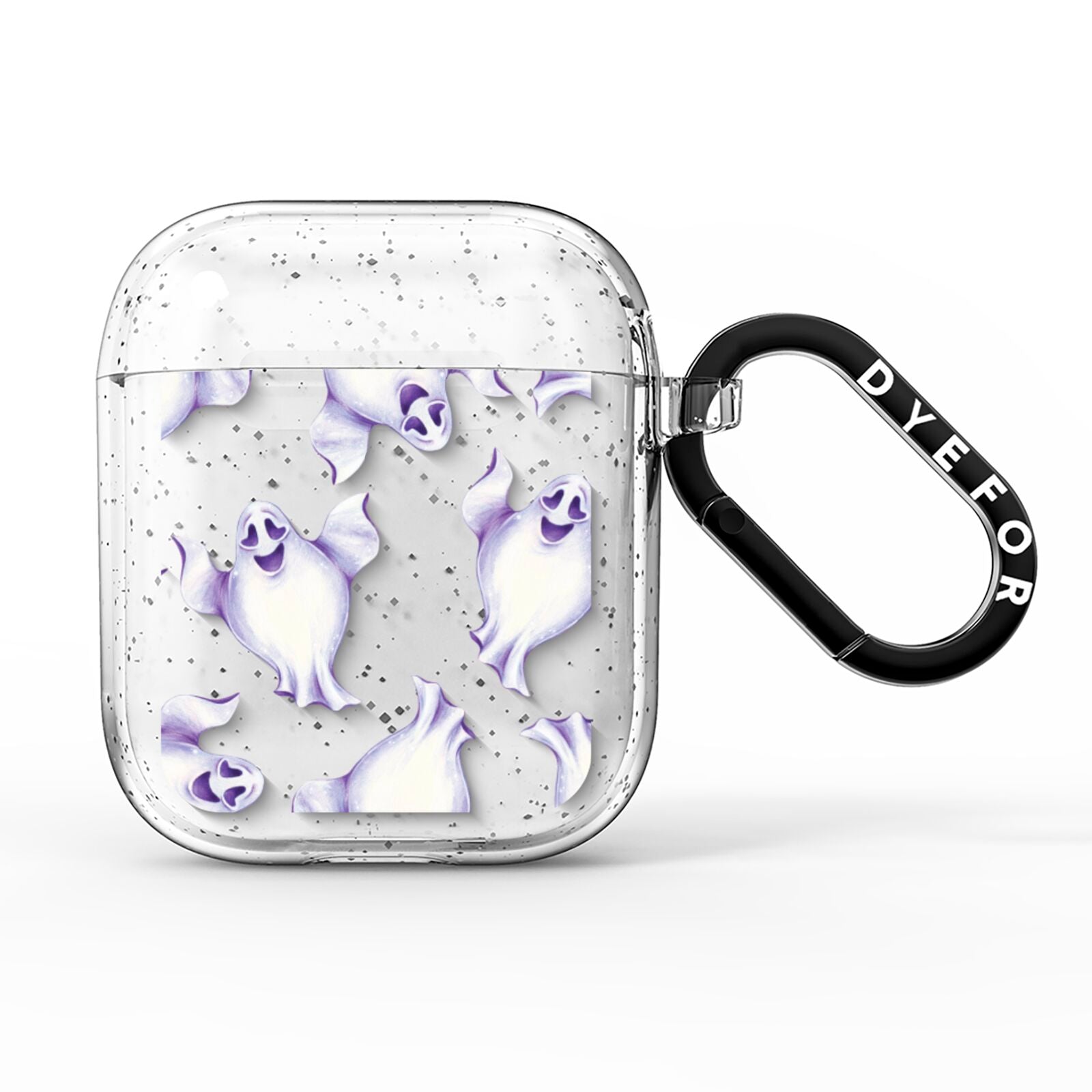 Ghost Halloween AirPods Glitter Case