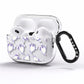 Ghost Halloween AirPods Pro Clear Case Side Image