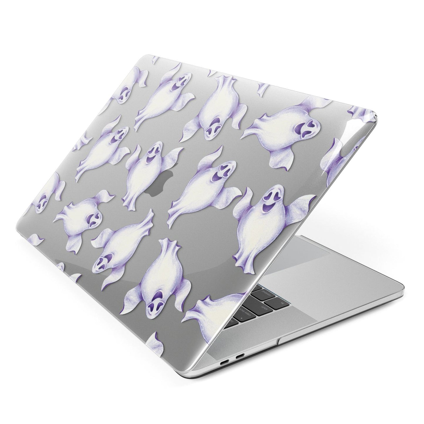 Ghost Halloween Apple MacBook Case Side View