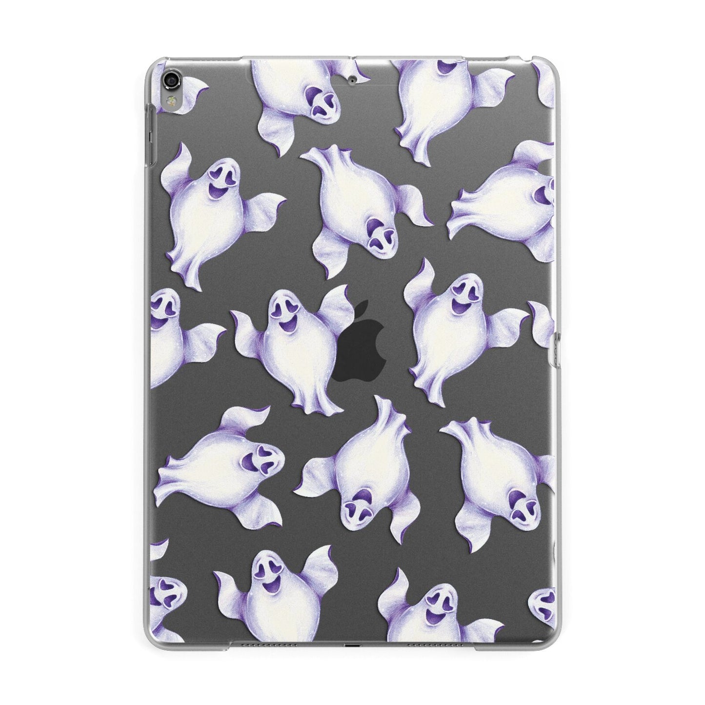 Ghost Halloween Apple iPad Grey Case