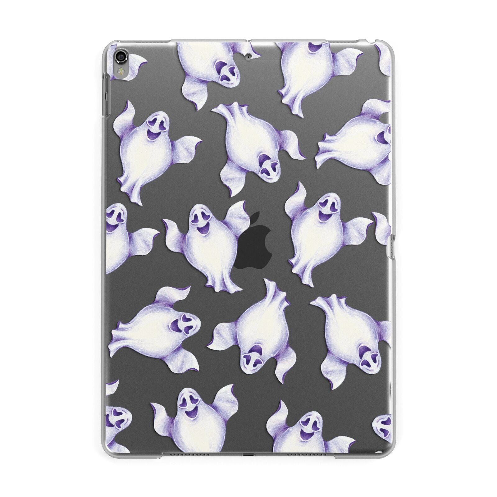 Ghost Halloween Apple iPad Grey Case