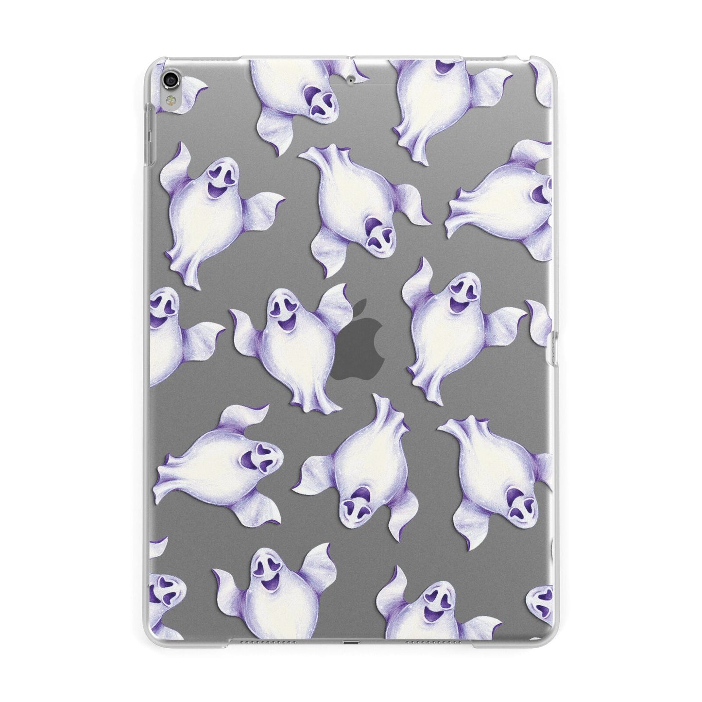 Ghost Halloween Apple iPad Silver Case