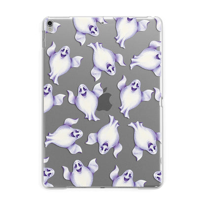 Ghost Halloween Apple iPad Silver Case
