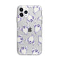 Ghost Halloween Apple iPhone 11 Pro Max in Silver with Bumper Case