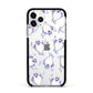 Ghost Halloween Apple iPhone 11 Pro in Silver with Black Impact Case