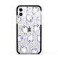 Ghost Halloween Apple iPhone 11 in White with Black Impact Case