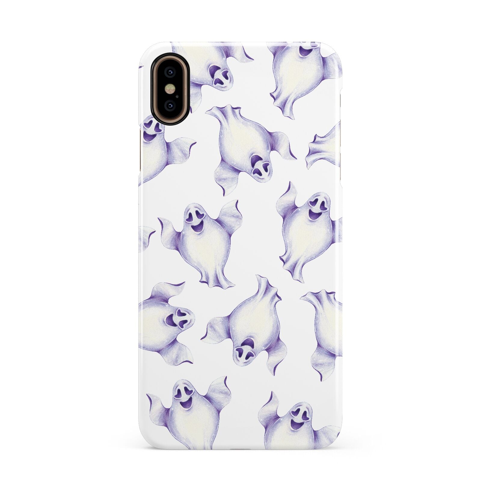 Ghost Halloween Apple iPhone Xs Max 3D Snap Case