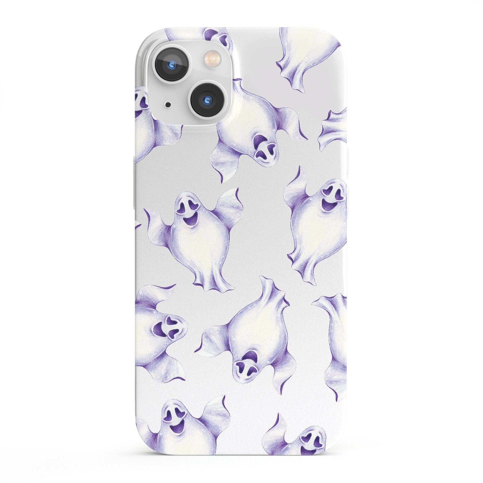Ghost Halloween iPhone 13 Full Wrap 3D Snap Case