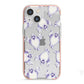 Ghost Halloween iPhone 13 Mini TPU Impact Case with Pink Edges