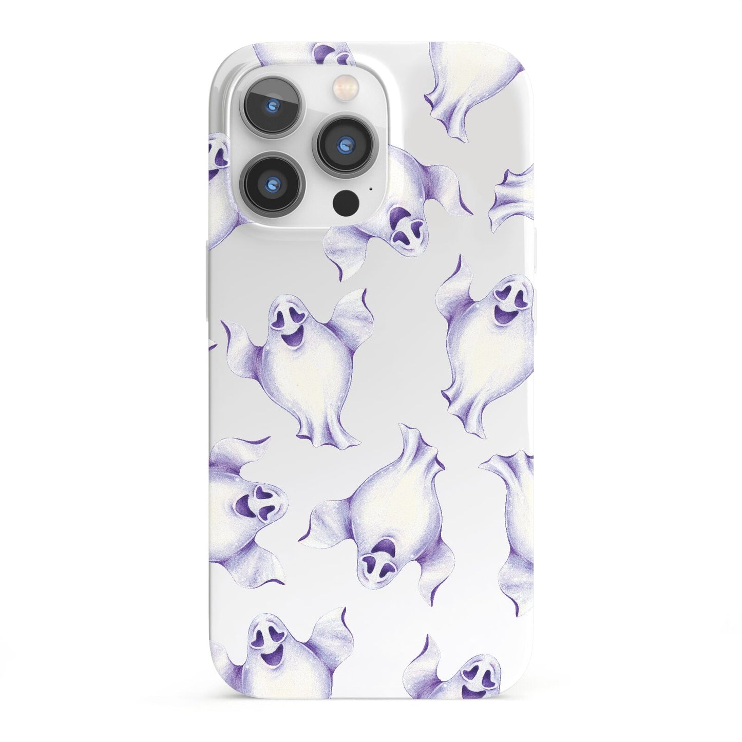 Ghost Halloween iPhone 13 Pro Full Wrap 3D Snap Case