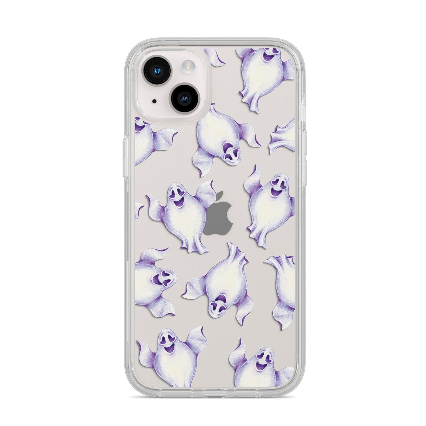Ghost Halloween iPhone 14 Plus Clear Tough Case Starlight