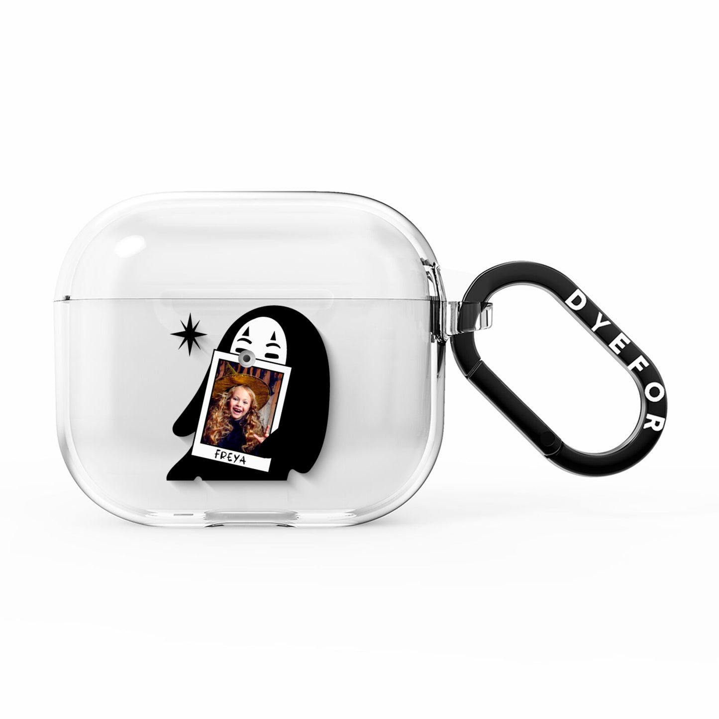 Ghostly Halloween Photo AirPods Clear Case 3rd Gen