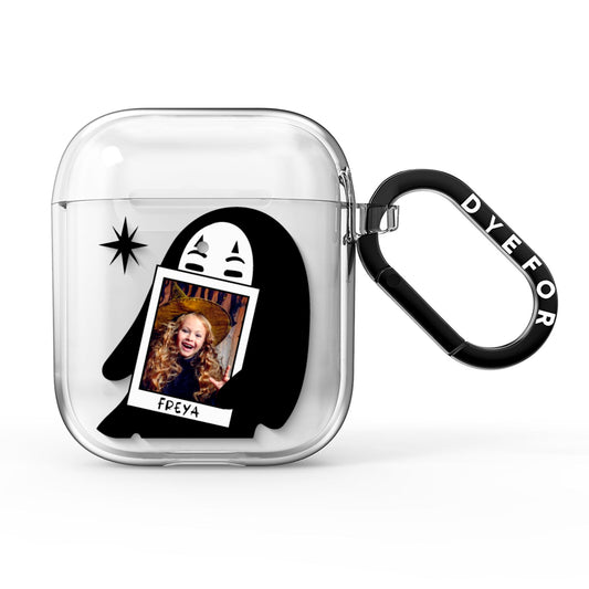 Ghostly Halloween Photo AirPods Clear Case