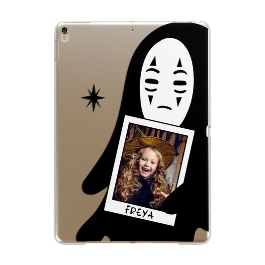 Ghostly Halloween Photo Apple iPad Gold Case