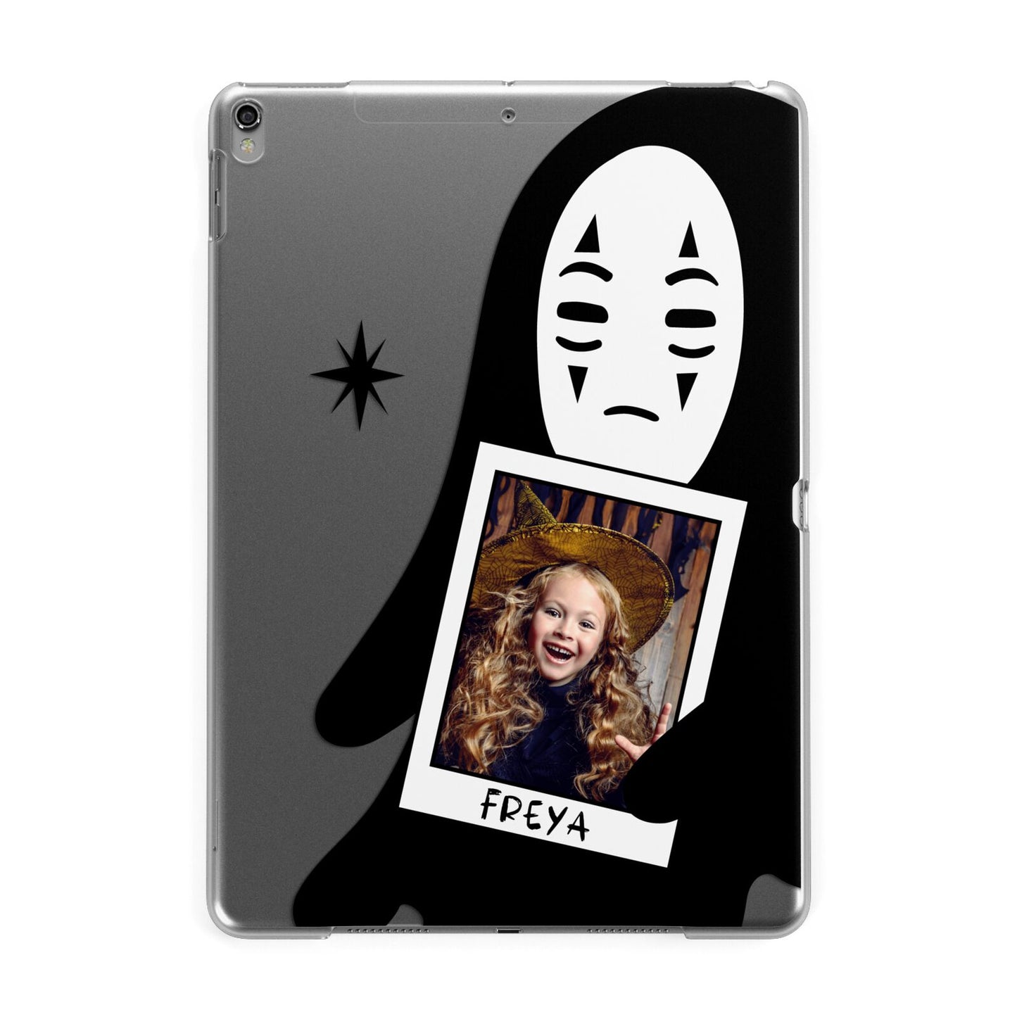 Ghostly Halloween Photo Apple iPad Grey Case