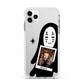 Ghostly Halloween Photo Apple iPhone 11 Pro Max in Silver with White Impact Case