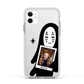 Ghostly Halloween Photo Apple iPhone 11 in White with White Impact Case