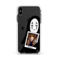 Ghostly Halloween Photo Apple iPhone Xs Max Impact Case White Edge on Black Phone