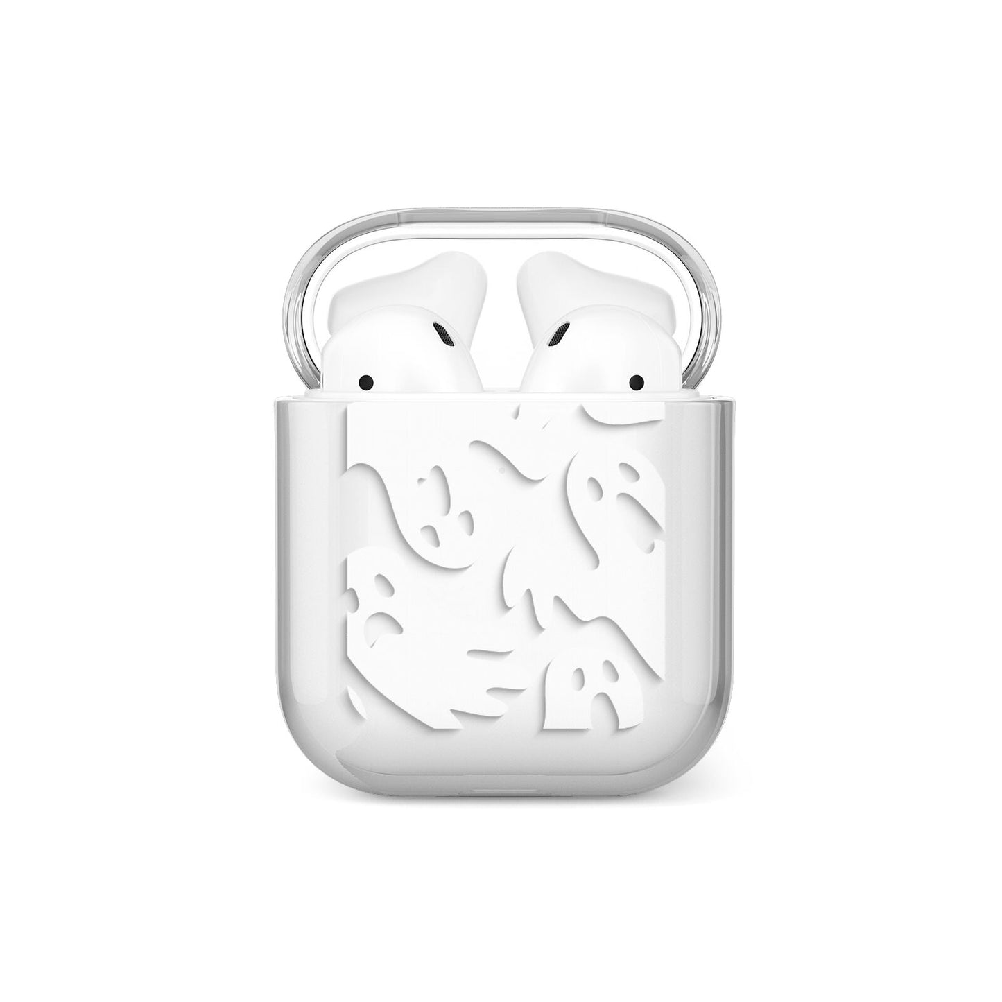Ghosts with Transparent Background AirPods Case