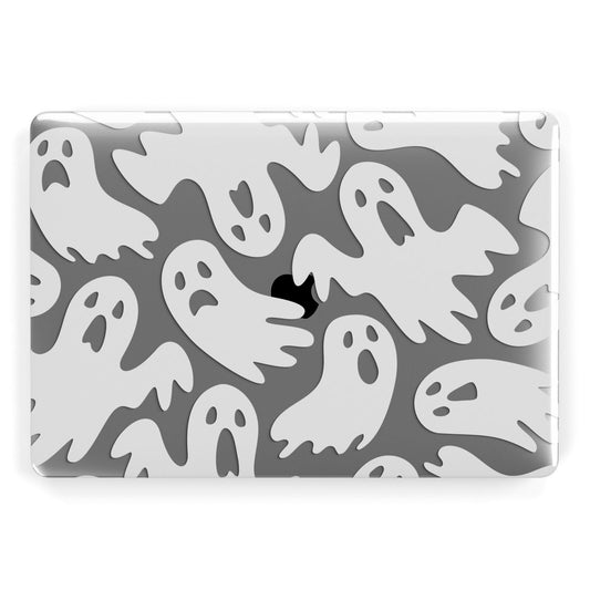 Ghosts with Transparent Background Apple MacBook Case