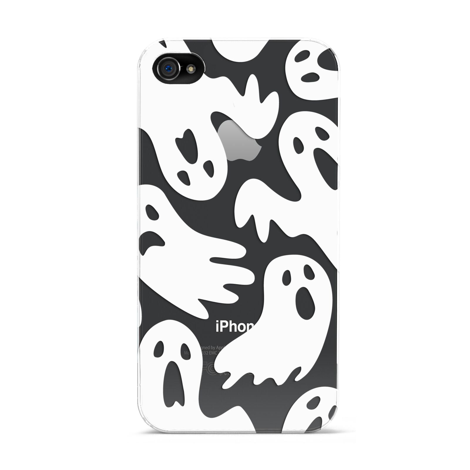 Ghosts with Transparent Background Apple iPhone 4s Case