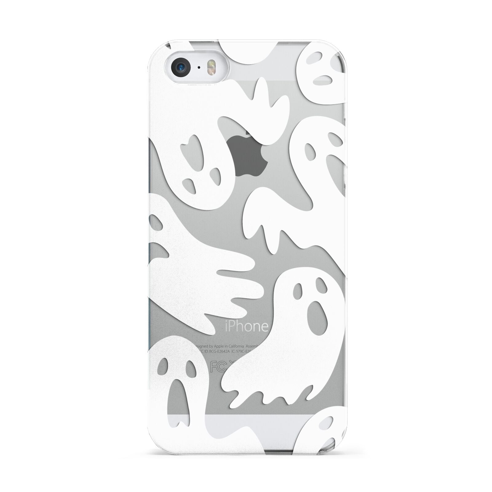 Ghosts with Transparent Background Apple iPhone 5 Case