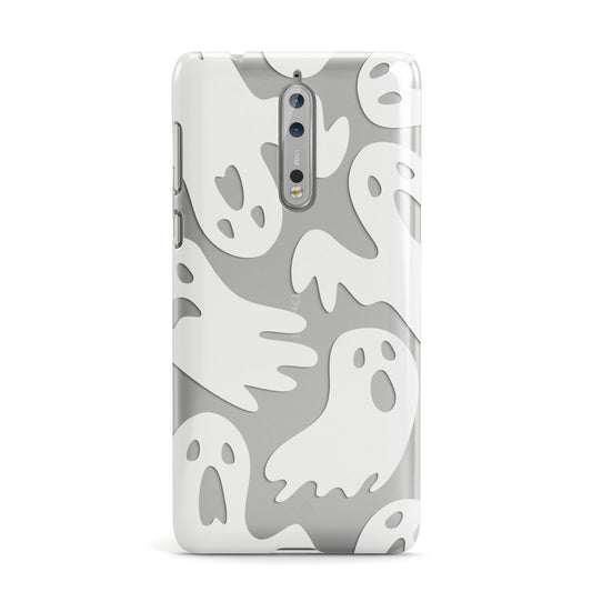Ghosts with Transparent Background Nokia Case