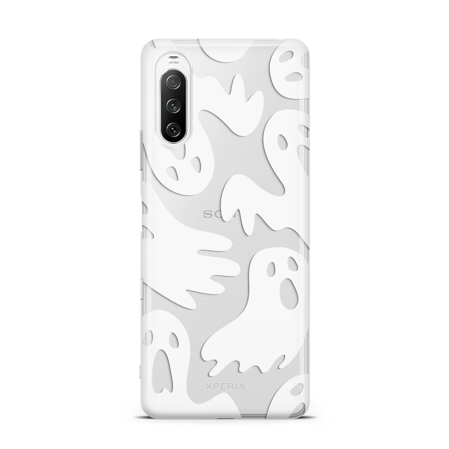 Ghosts with Transparent Background Sony Xperia 10 III Case