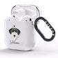 Giant Schnauzer Personalised AirPods Clear Case Side Image