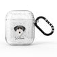 Giant Schnauzer Personalised AirPods Glitter Case