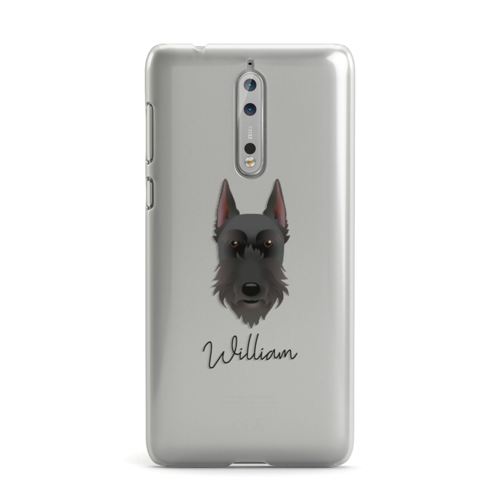 Giant Schnauzer Personalised Nokia Case