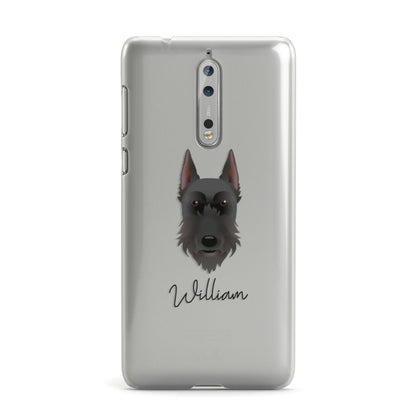 Giant Schnauzer Personalised Nokia Case