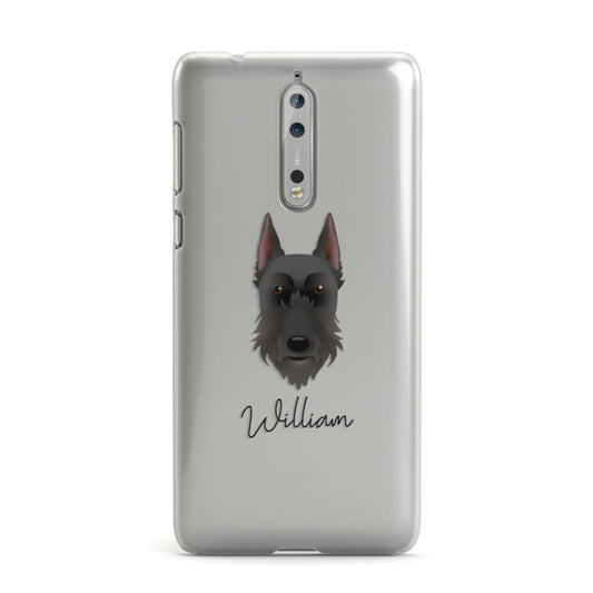 Giant Schnauzer Personalised Nokia Case