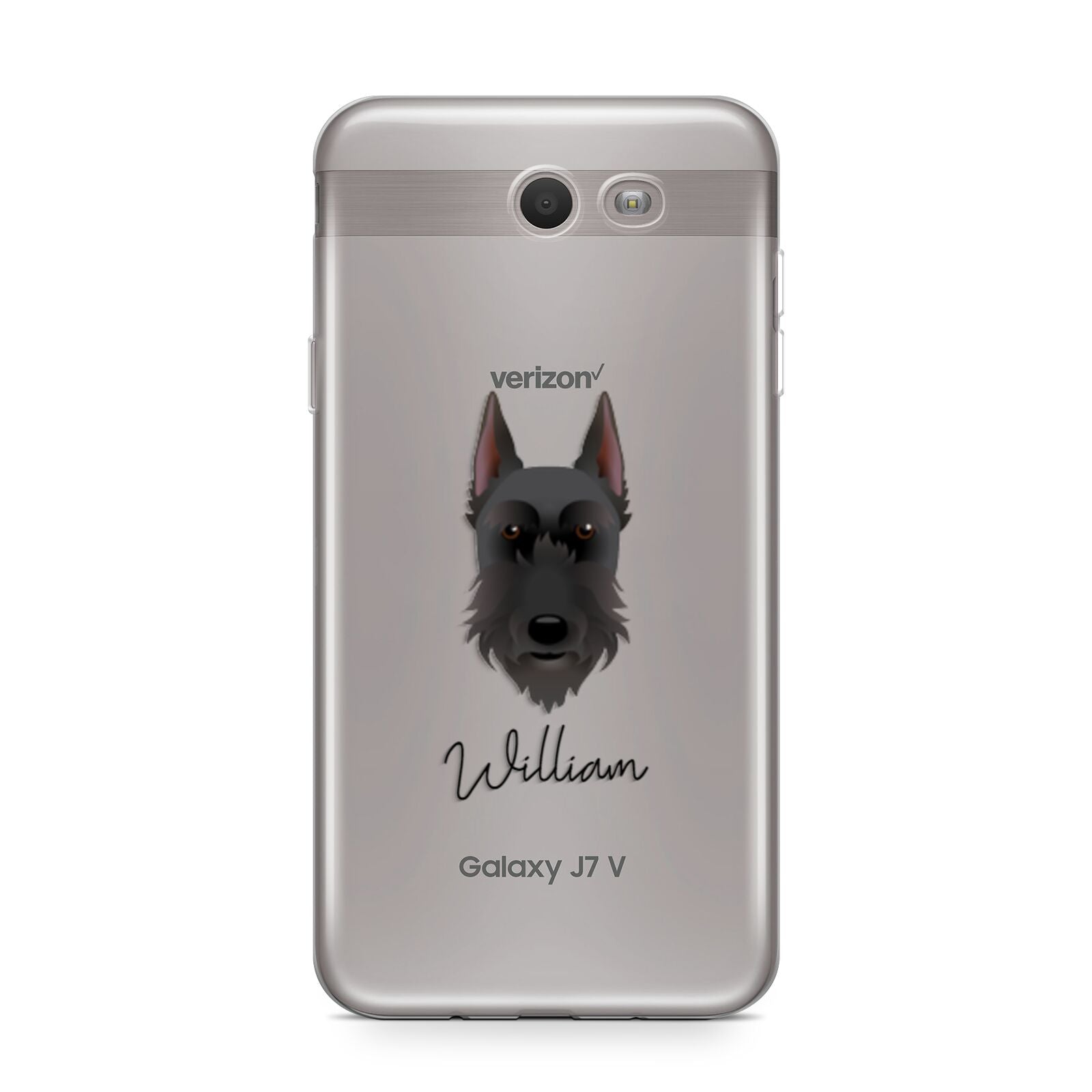 Giant Schnauzer Personalised Samsung Galaxy J7 2017 Case