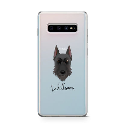 Giant Schnauzer Personalised Samsung Galaxy S10 Case