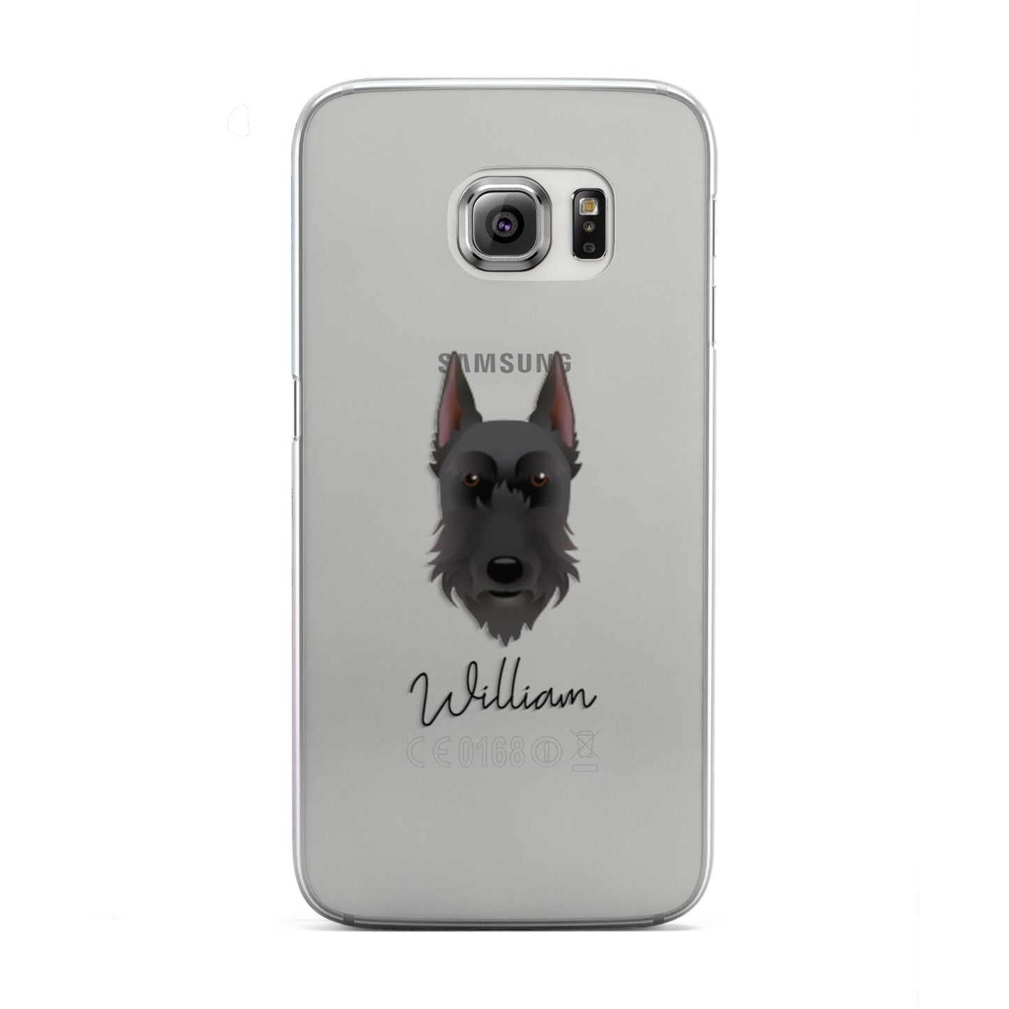 Giant Schnauzer Personalised Samsung Galaxy S6 Edge Case