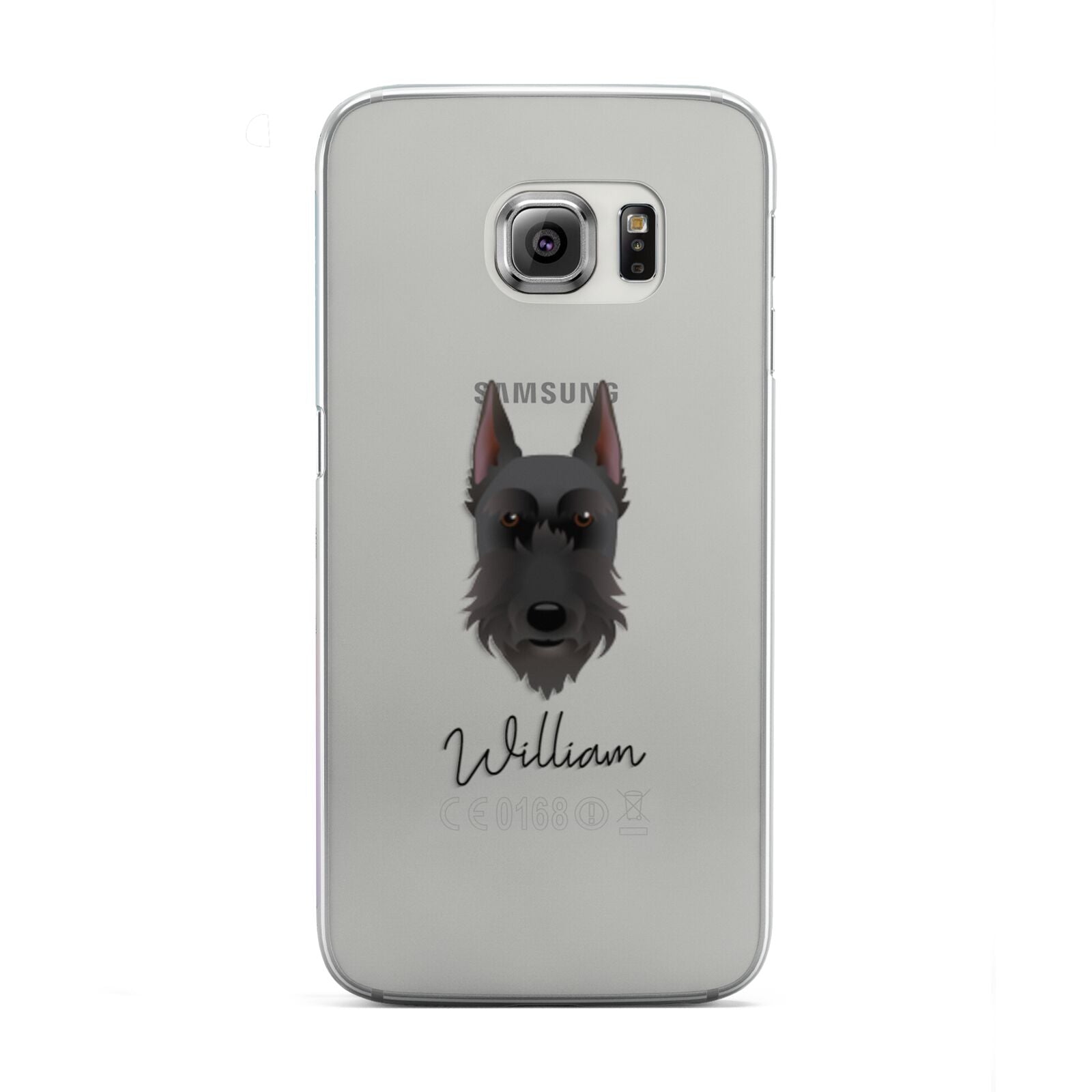 Giant Schnauzer Personalised Samsung Galaxy S6 Edge Case