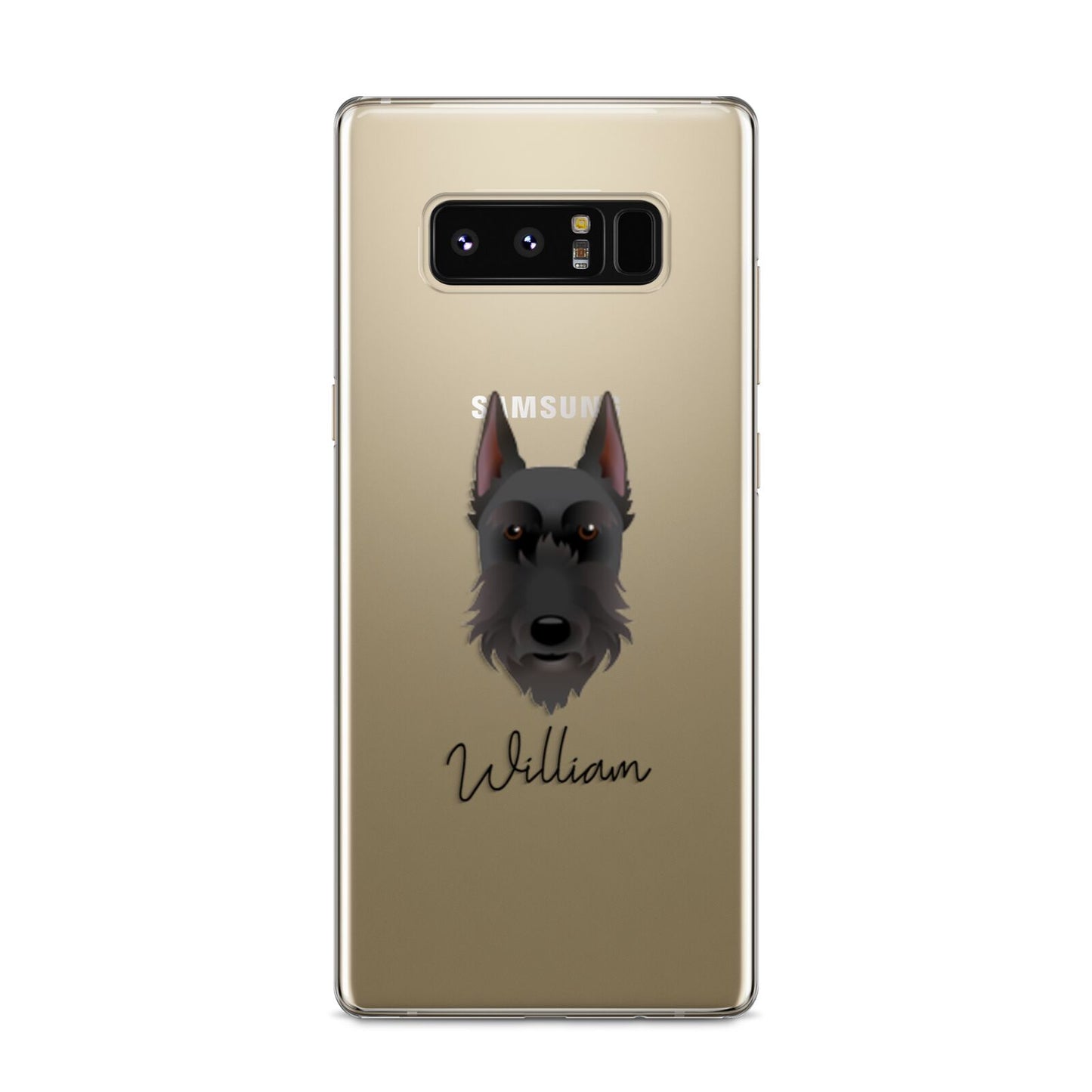 Giant Schnauzer Personalised Samsung Galaxy S8 Case