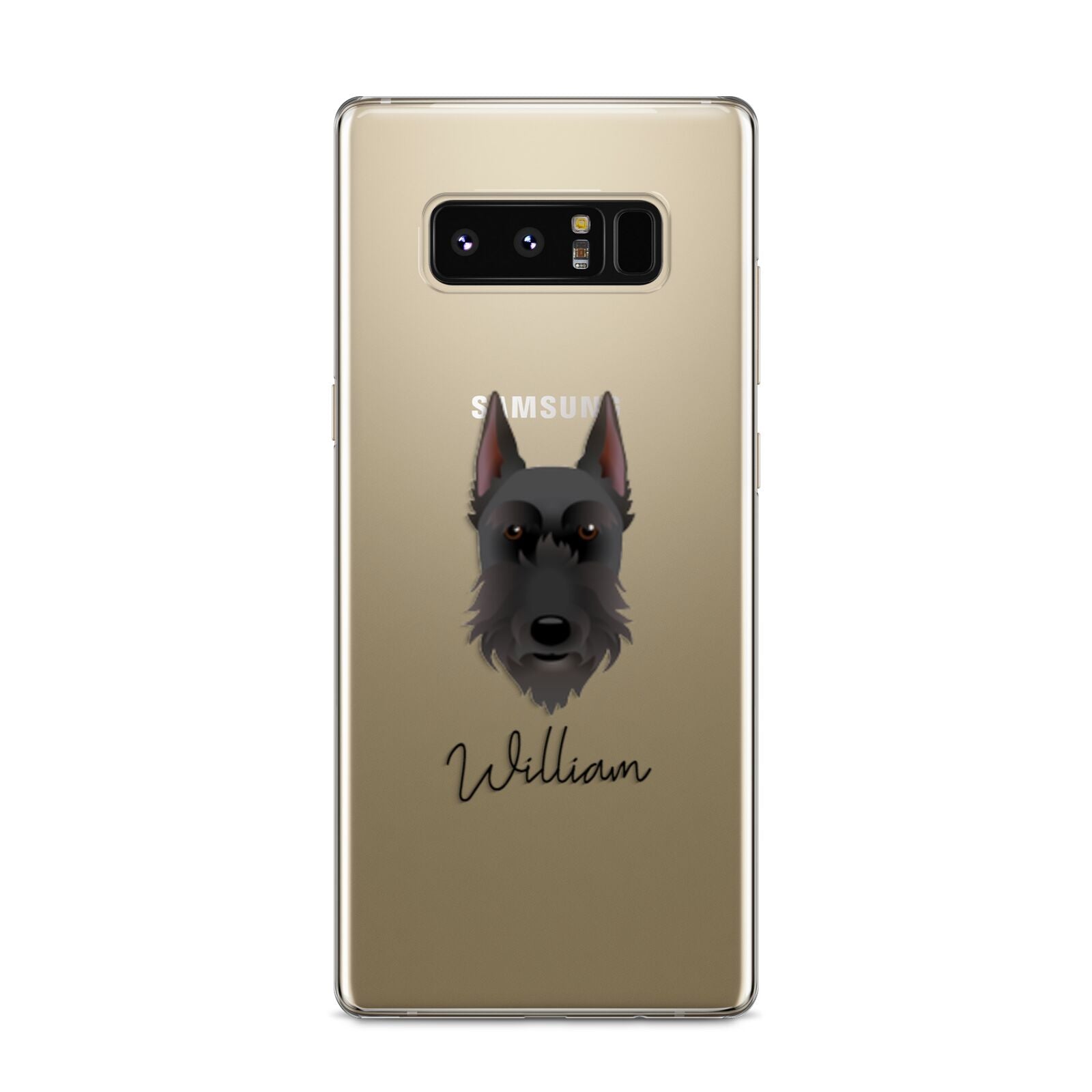 Giant Schnauzer Personalised Samsung Galaxy S8 Case