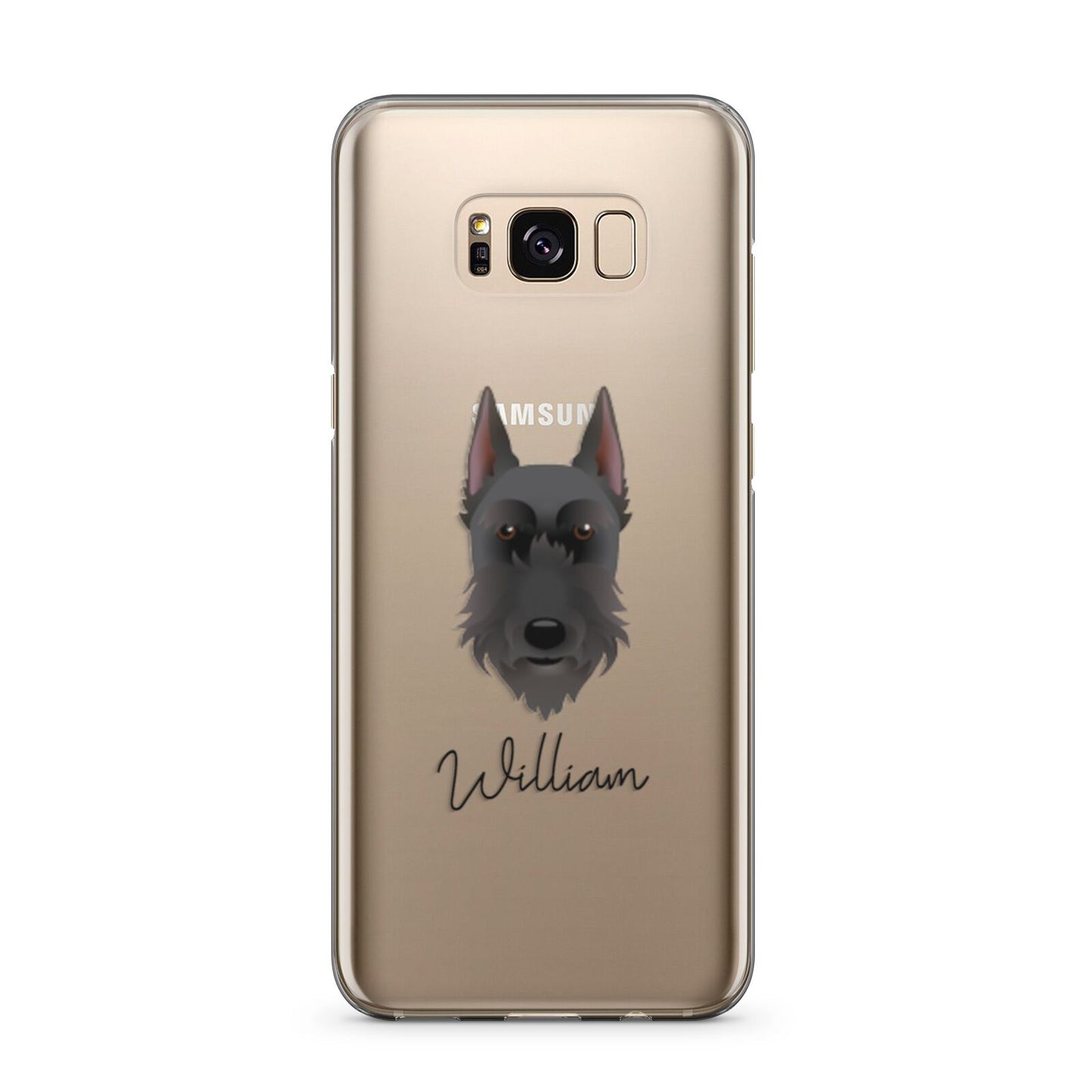 Giant Schnauzer Personalised Samsung Galaxy S8 Plus Case