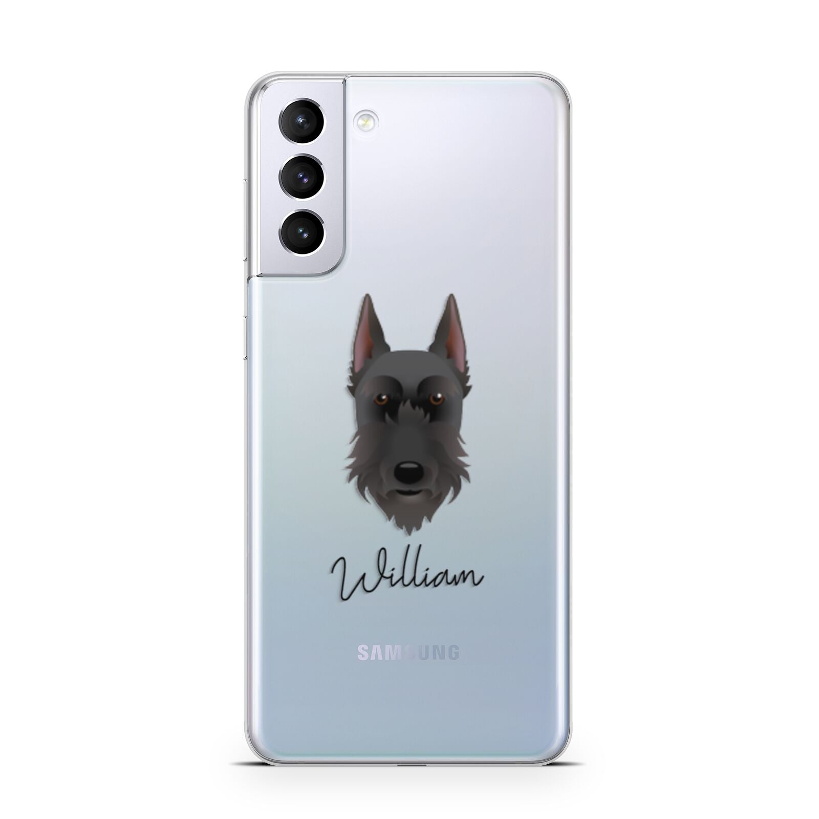 Giant Schnauzer Personalised Samsung S21 Plus Phone Case