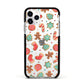 Gingerbread Christmas Apple iPhone 11 Pro in Silver with Black Impact Case
