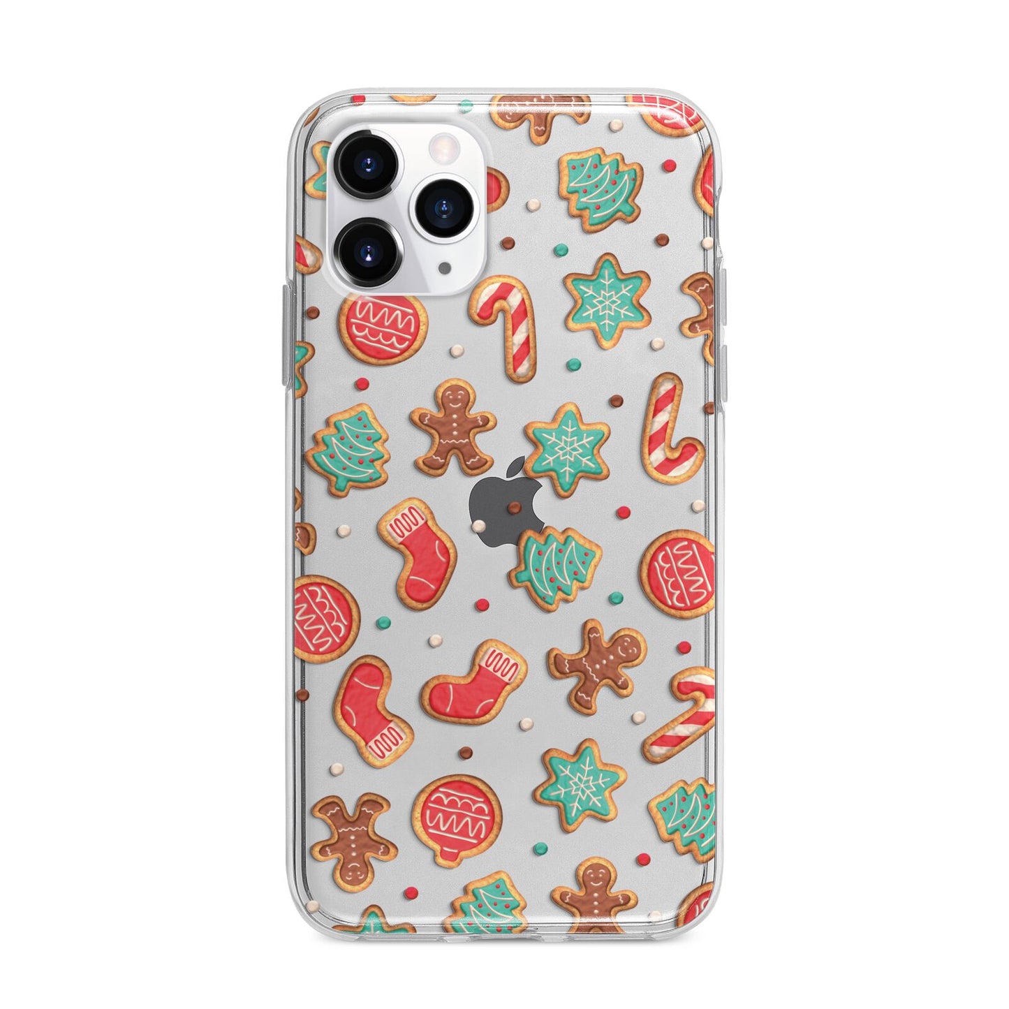 Gingerbread Christmas Apple iPhone 11 Pro in Silver with Bumper Case