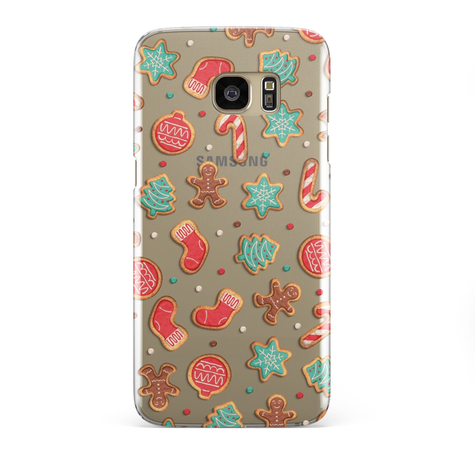 Gingerbread Christmas Samsung Galaxy S7 Edge Case