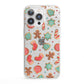 Gingerbread Christmas iPhone 13 Pro Clear Bumper Case