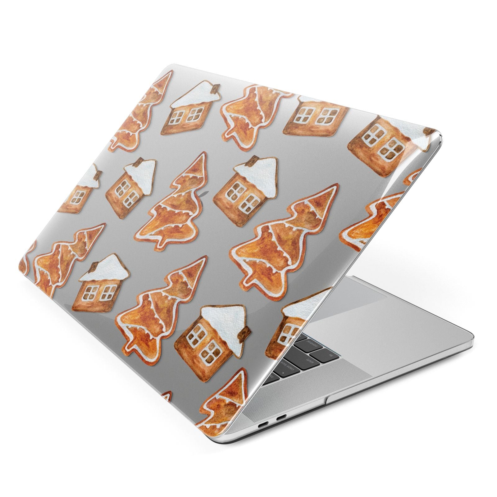 Gingerbread House Tree Apple MacBook Case Side View