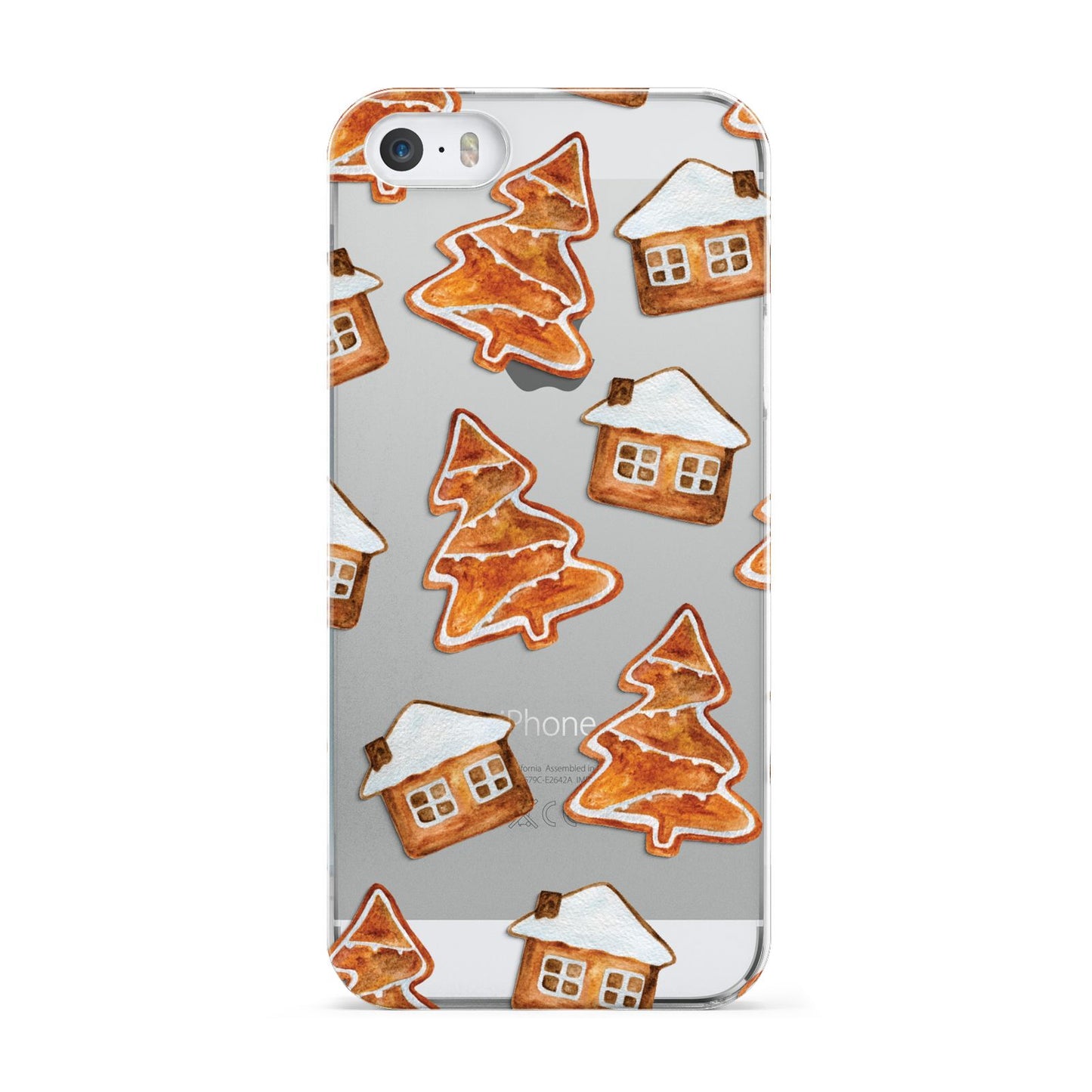 Gingerbread House Tree Apple iPhone 5 Case