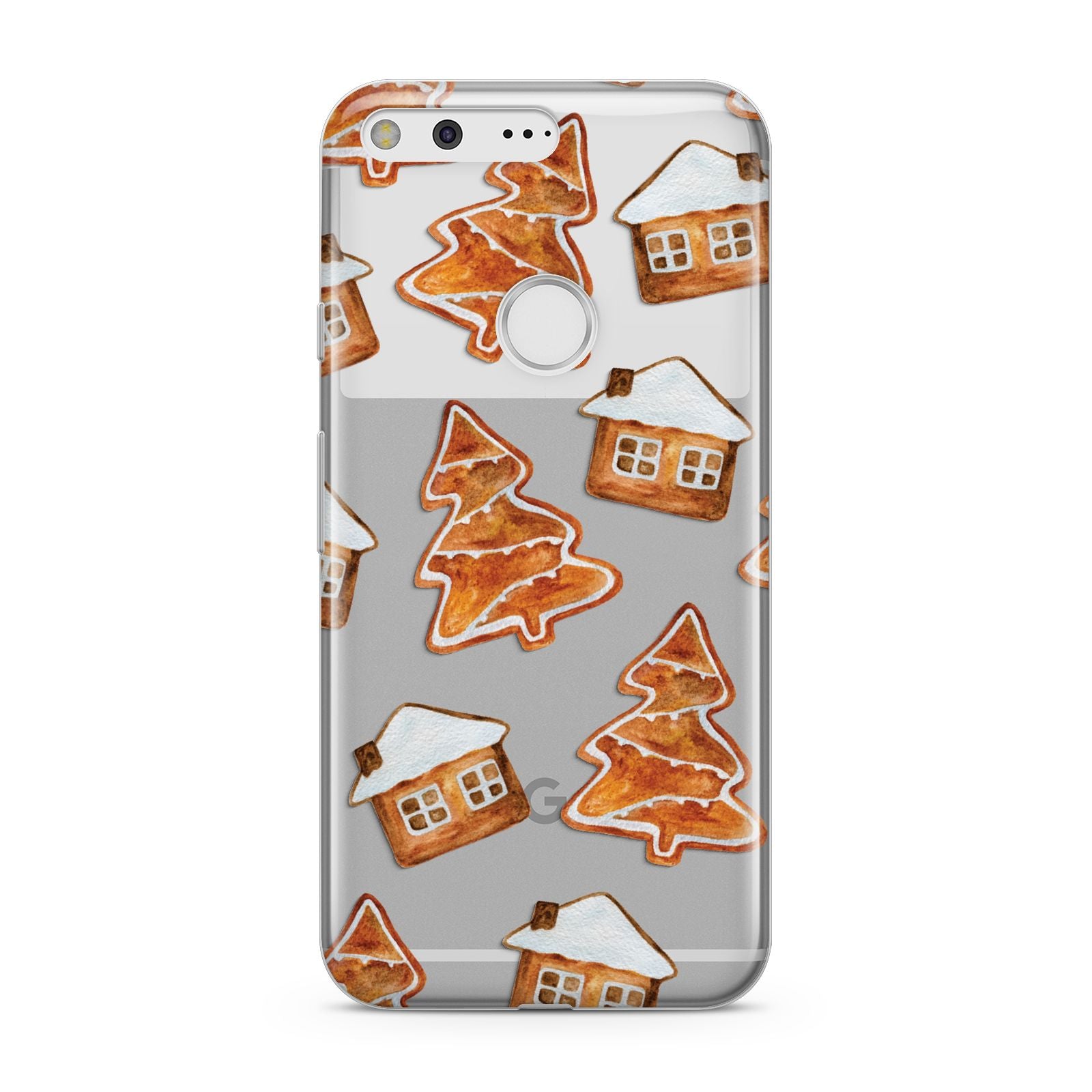 Gingerbread House Tree Google Pixel Case